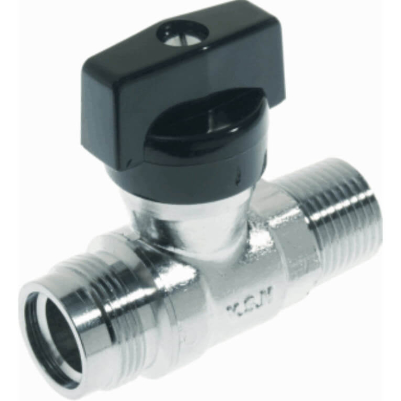 VSH - Gaskomfoorkraan RECHT m24 x 1/2 buitendraad